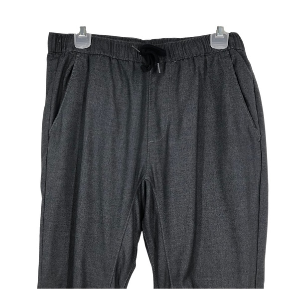 Grey Pacsun Joggers, Elastic Drawstring waist, Side Pockets, Cuffed Zipper Ankle - Picture 3 of 7